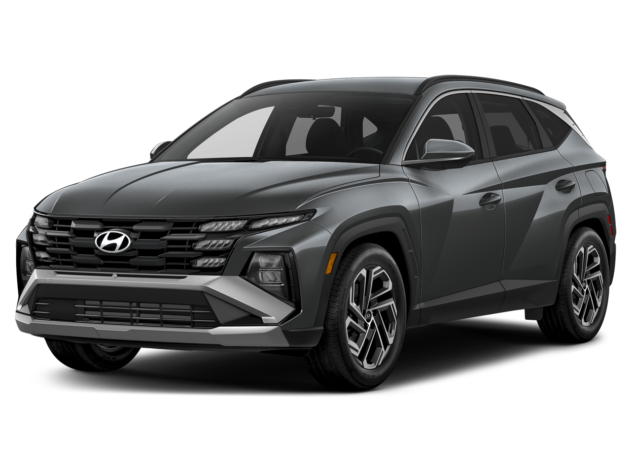 2026 Hyundai TUCSON SEL Plus in Ecotronic Gray — front three-quarter view