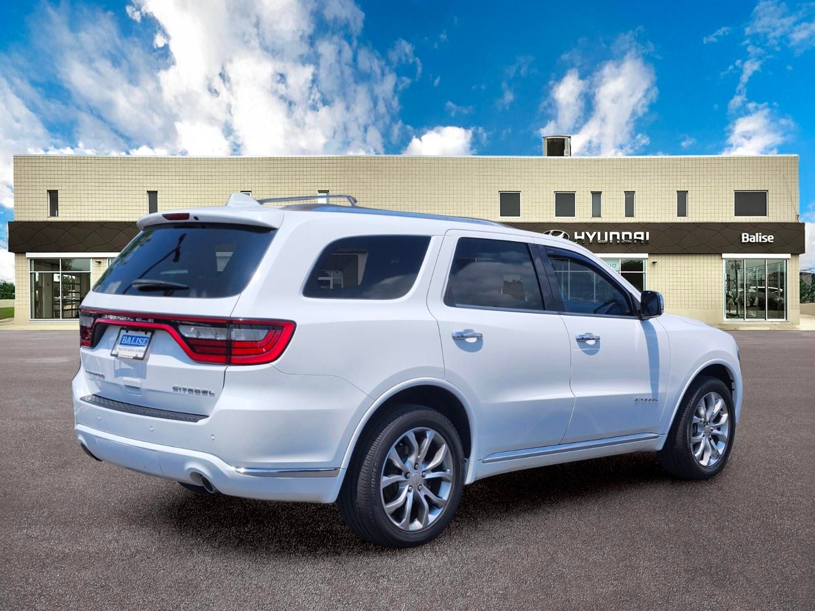 2017 Dodge Durango — rear three-quarter view