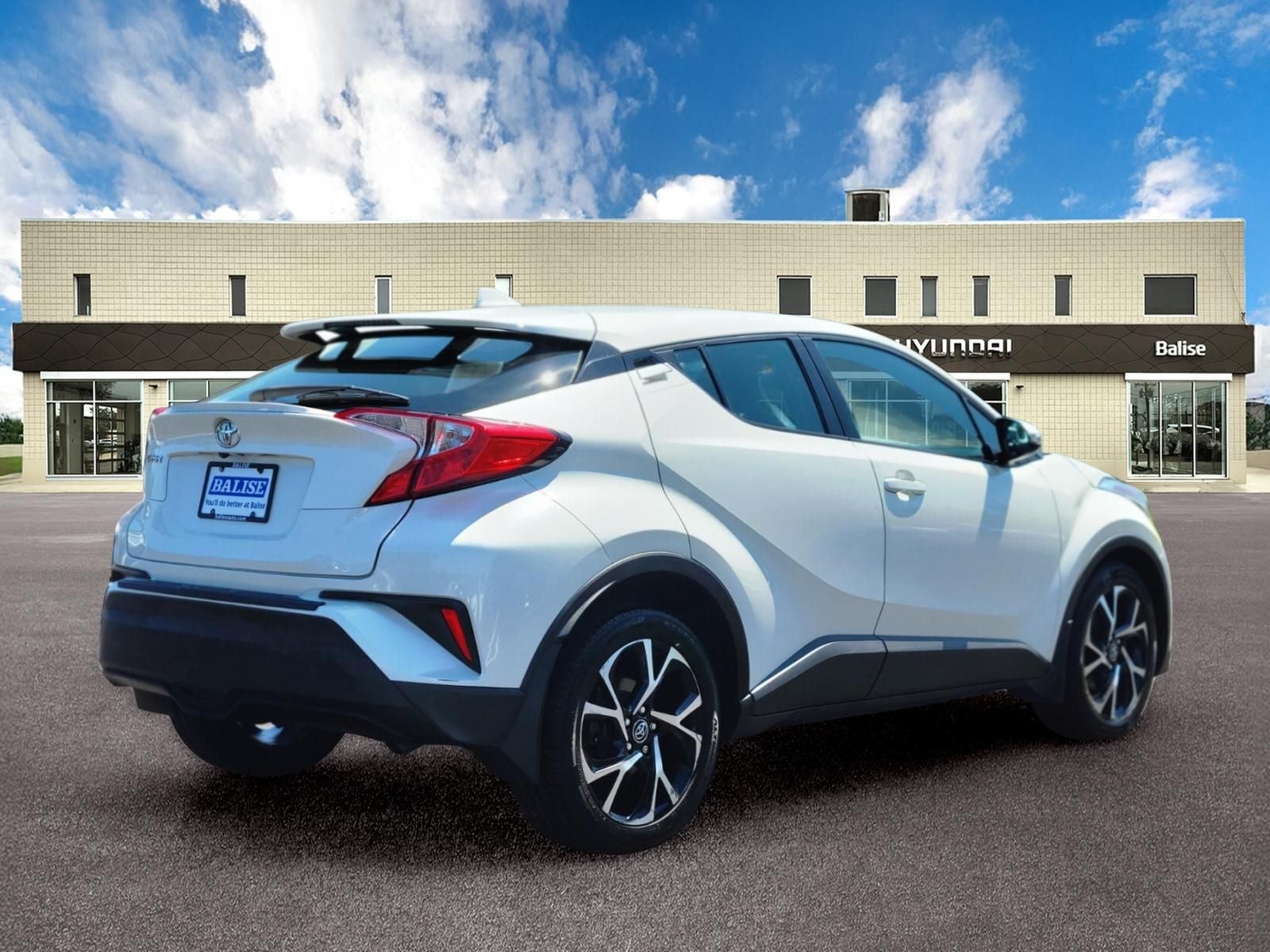 2018 Toyota C-HR — rear three-quarter view